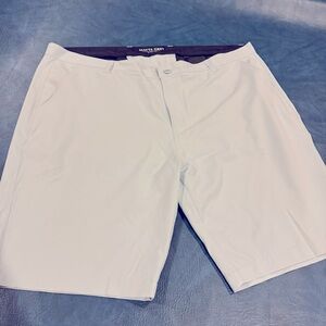Matte Grey Golf Short size 44 -new no tags - light dusky blue